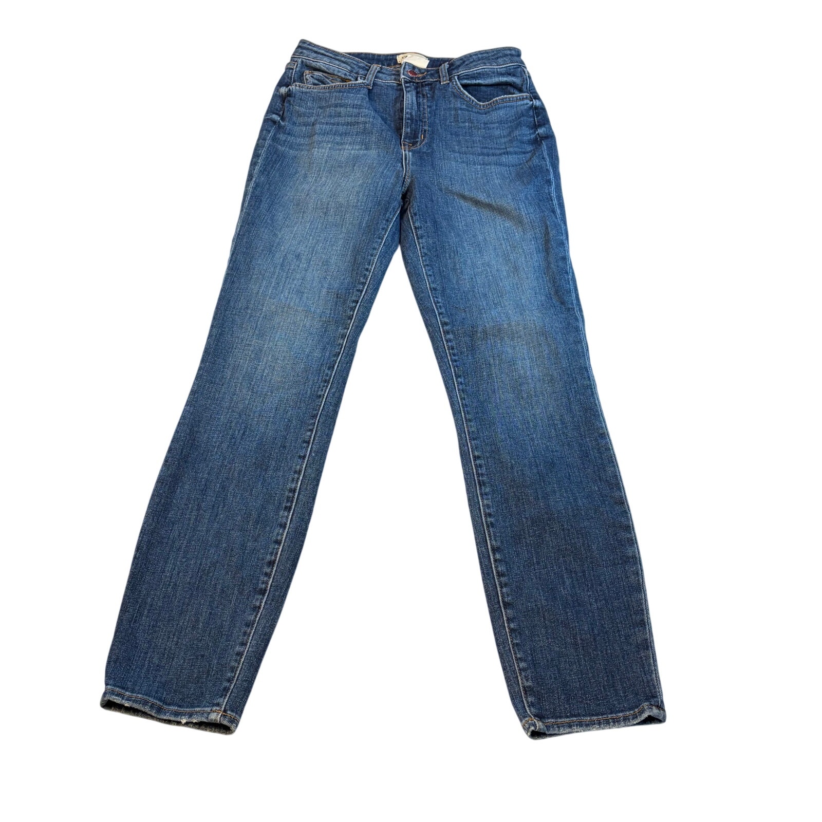 L'agence Womens High Rise Skinny Jean. Size 28. No Distress. Medium Dark Wash